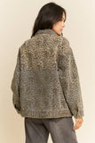 Leopard Denim Jacket