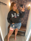 Charcoal USA Crewneck