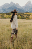 Raglan Knit Pullover in Cozy Taupe
