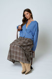 Raw Edge Exposed Seam Cardigan, Butter Yellow
