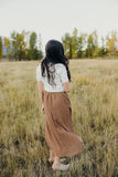 Maxi Slip Skirt in Countryside Bloom