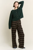 Soft Button Up Cardigan, Hunter Green (S/M, L/XL 1x,2x)