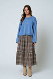 Raw Edge Exposed Seam Cardigan, Butter Yellow