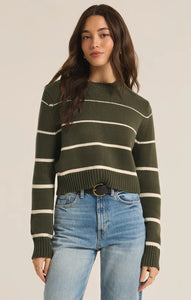 Z Supply- Milan Stripe Sweater (L, XL)