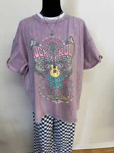 Rock n Roll Tee- Large (can fit 1x)