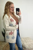 Puff Flower Cardigan