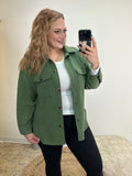 Soft Textured Jacket, Forest Green