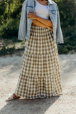 Maxi Skirt - Willow Check