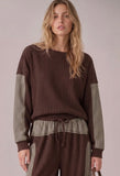Striped Ribbed Knit Set