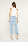 Mica- Mid Rise Cuffed Straight Denim (5,11,14w-18w)