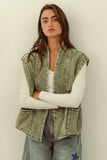 Mineral Wash Quilted Vest