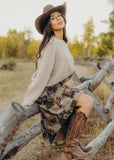 Raglan Knit Pullover in Cozy Taupe