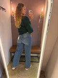 Vervet- High Rise Wide Leg Rigid Denim