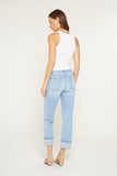 Mica- Mid Rise Cuffed Straight Denim (5,11,14w-18w)