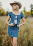 Denim Skirt (XS- XXXL)