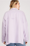 Lavender Denim Shacket (XL,1x,2x)