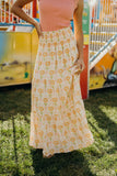 Maxi Skirt- Folk Garden (S-3X)