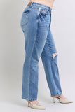 Judy Blue- High Waisted Criss Cross Dad Jean