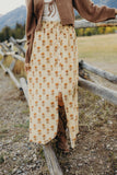 Button Front Maxi in Harvest Song (XS-3XL)