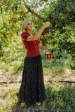 Maxi Skirt- Cherry Punch (S-2x)