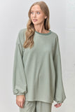 Striped Contrast Trim Set (S-XL)
