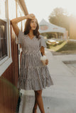 The Jemma- Charcoal Stripe