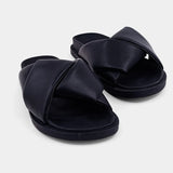 Shu Shop- Twist Sandals Black