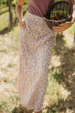 Maxi Skirt in Sunbaked Dahlia