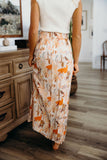 Maxi Skirt- Melon Bloom (XS-M, XL, 2X, 3X)