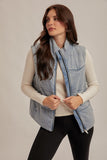 Denim Puffer Vest
