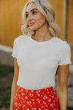 Pointelle Top- White