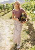 Maxi Skirt In Sunbaked Dahlia