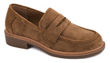 Corkys Tobacco Faux Suede Loafer