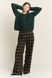 Soft Button Up Cardigan, Hunter Green (S/M, L/XL 1x,2x)