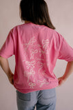 He Holds All Together Tee - Pink | Women's Christian Tee (M, L)
