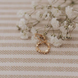 Iris Diamond Hoops