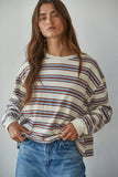 Cotton Multicolor Stripe Long Sleeve (S)