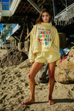 Reversible Mock-Neck Crop Sweatshirt, Life Is Good