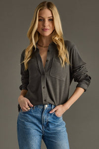 Dk. Gray Super Soft Button Up