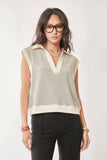 Striped V-Neck Vest Top (S-L)
