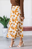 Amber Floral Midi Skirt (xl, 3x)