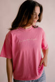 He Holds All Together Tee - Pink | Women's Christian Tee (M, L)