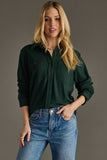 Super Soft Button Up-Hunter Green (L, 2X)