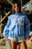 Reversible Mock-neck Crop Sweatshirt