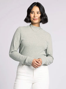 Thread & Supply- Beth Top- Vetiver Heather