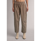 Plaid Patch Pocket Pants, Mocha