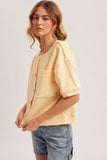 Front Pocket Cardigan, Butter