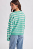 Striped Sweater Cardigan