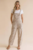 Barrel Bib Overalls Suspender Floral Jumpsuit