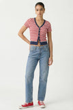 Americana Star Ribbed Cardigan